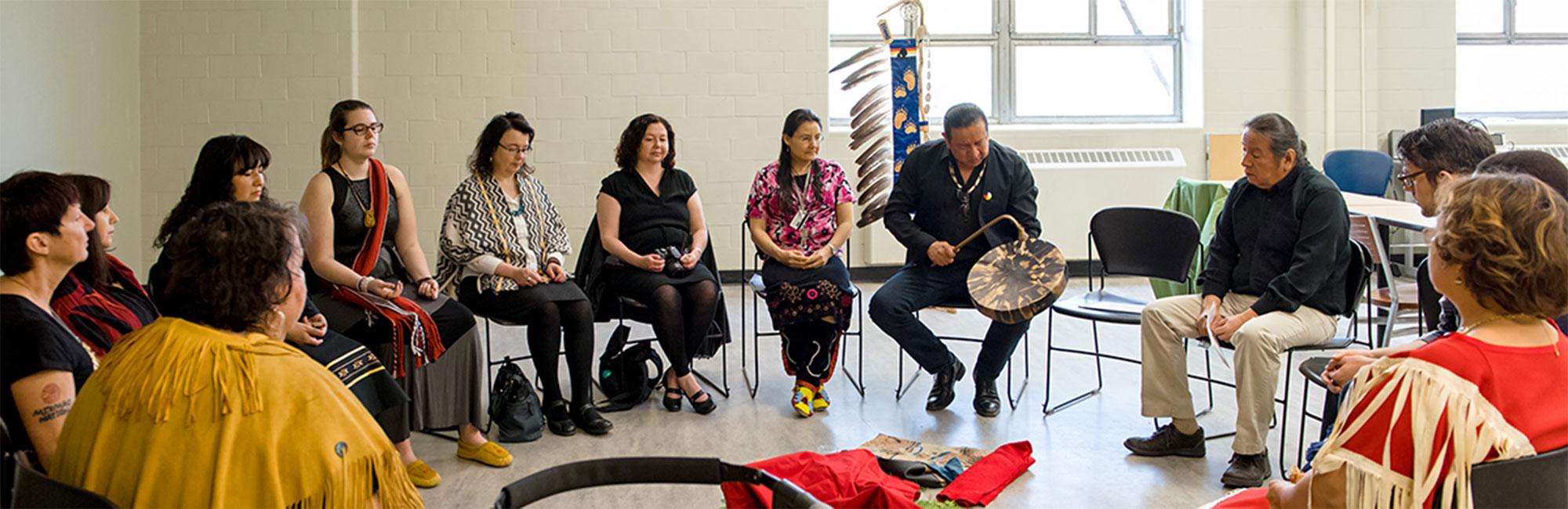 TMU Indigenous Education Council meeting with York University representatives. 