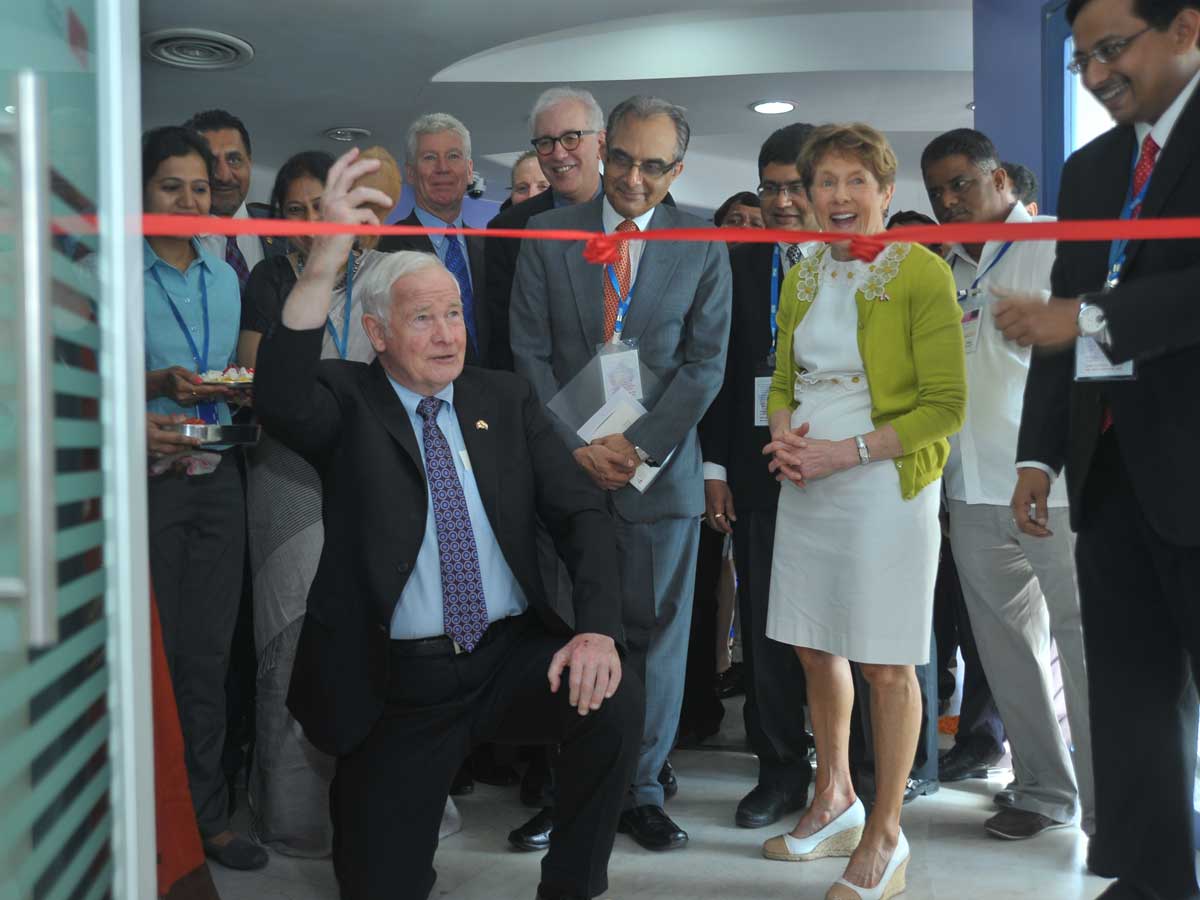 Official opening of Bombay Stock Exchange