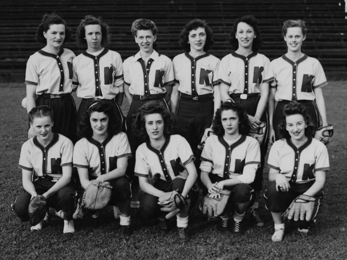 The Kodak Women's Softball team