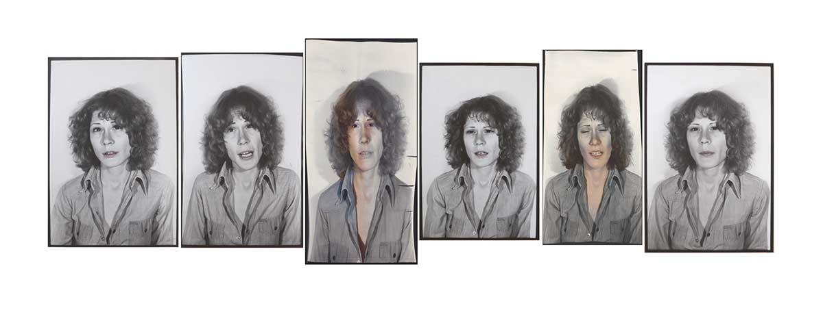 Suzy Lake, Are You Talking To Me? (Set 5), 1978-1979, 4 vintage gelatin silver prints and 2 colour inkjet prints. Courtesy of the artist and Georgia Scherman Projects