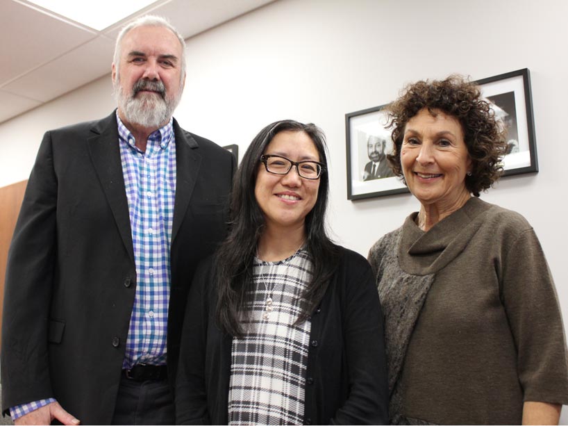 From left: Ken Moffatt, Taien Ng-Chan and Melanie Panitch