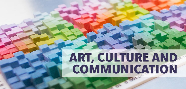 Art, Culture and Communication (background of 3D printed artwork)