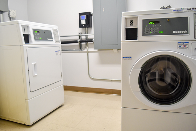 Washer and dryer in the ILC laundry room
