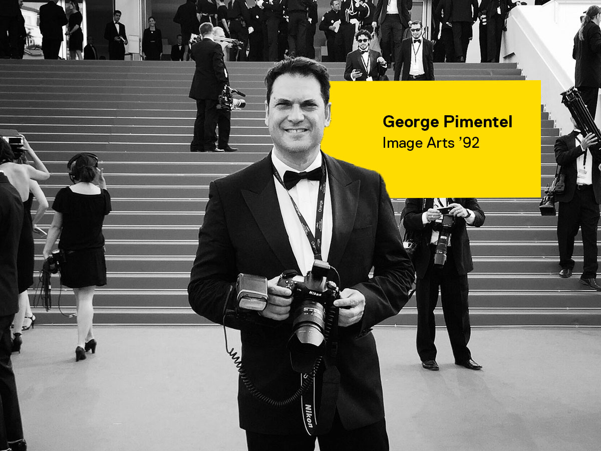 George Pimentel, Image Arts ’92, on the red carpet at the 68th annual Cannes Film Festival in 2015.