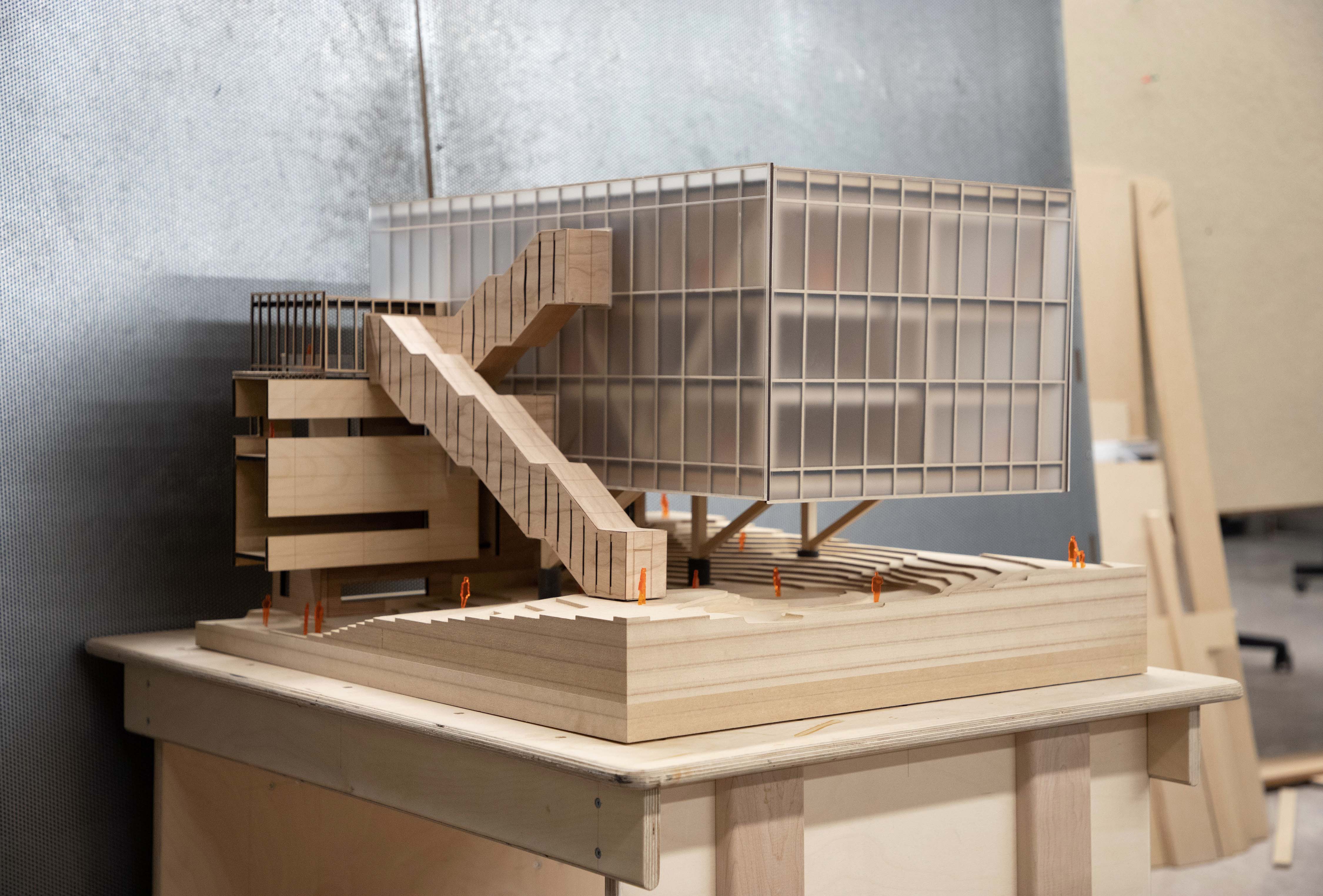 Model of the Bloordale Collegiate Institute by Thomas Hristov and Jake Kroft