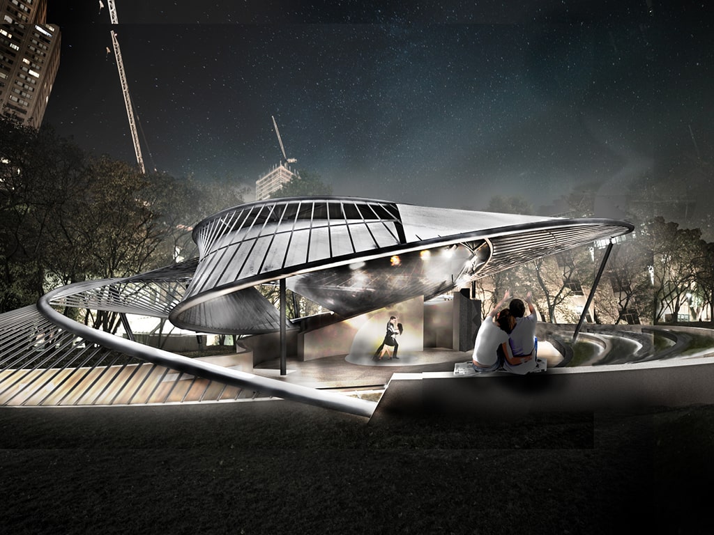 Thomas Gomez-Ospina's rendering of Outdoor Theatre