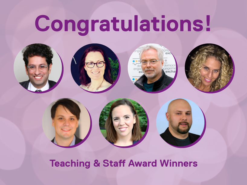 Congratulations to the Teaching & Staff Award Winners!