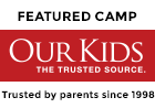 This badge indicates that this is a "Featured Camp" of the media company called Our Kids.