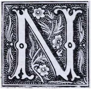Initial Letter N