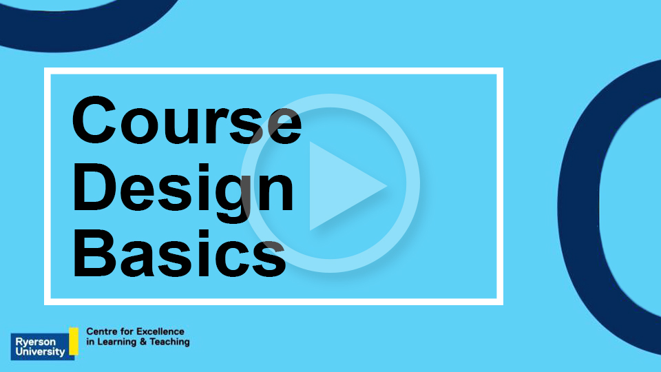 View Course design basics for remote teaching 
