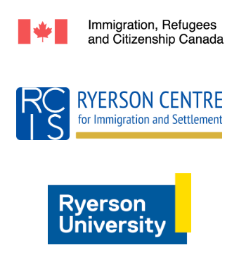 IRCC logo, RCIS logo, Ryerson University logo