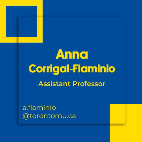 Anna Corrigal-Flaminio, Assistant Professor