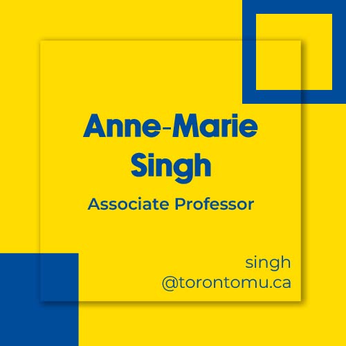 Anna-Marie Singh, Associate Professor