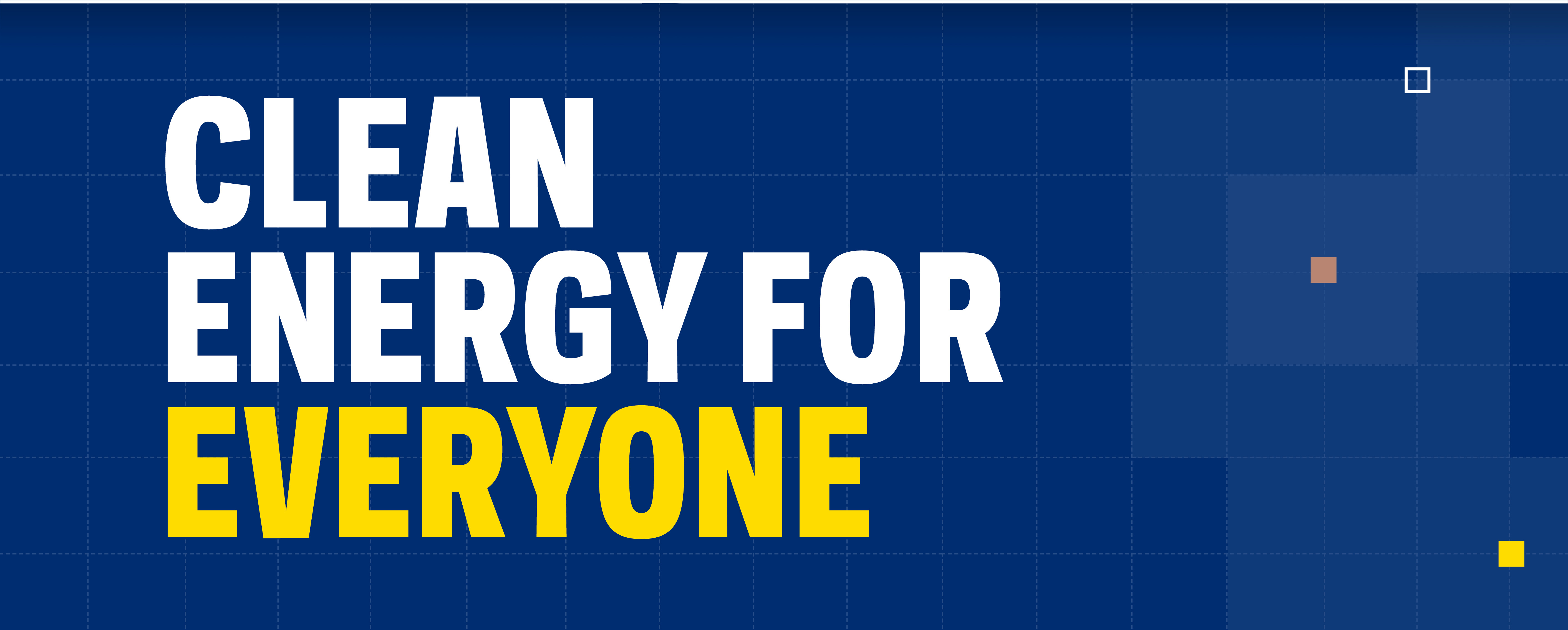 Clean energy for everyone.
