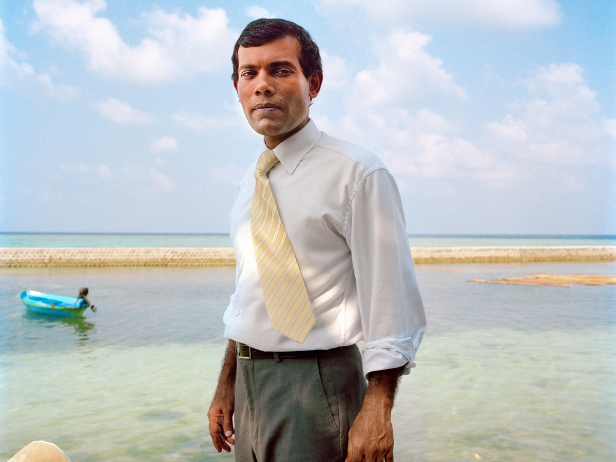 Mohamed Nasheed, former president of the Maldives. Courtesy of Chiara Goia. 