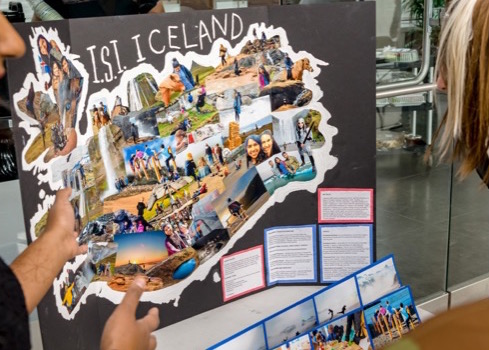 Banner of the International School of Iceland