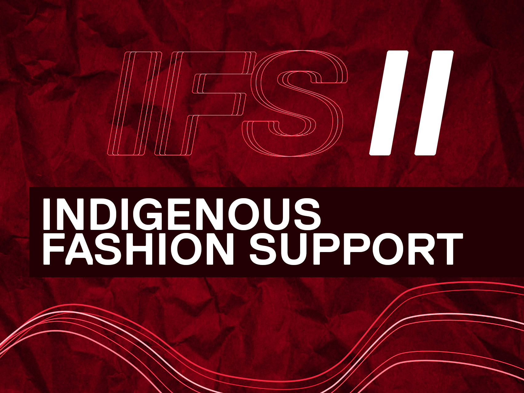 Indigenous fashion support program branding