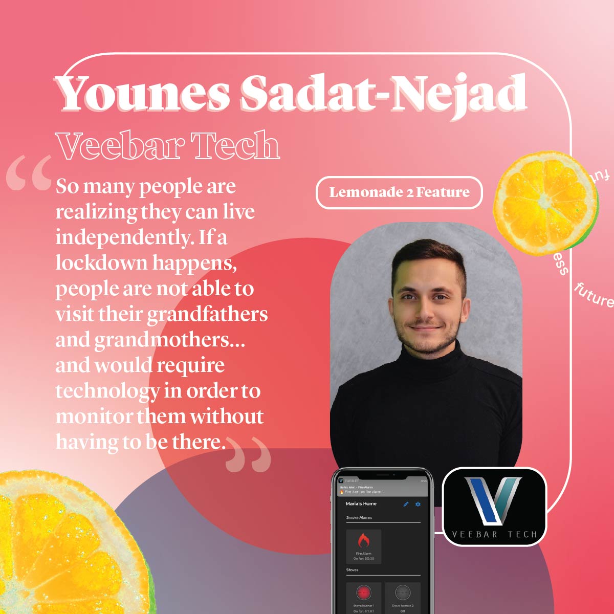 Younes Sadat-Nejad Feature and Quote