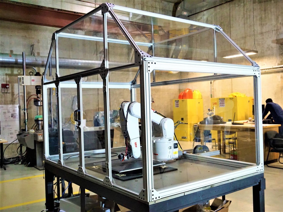 Robotic 3D printing cell