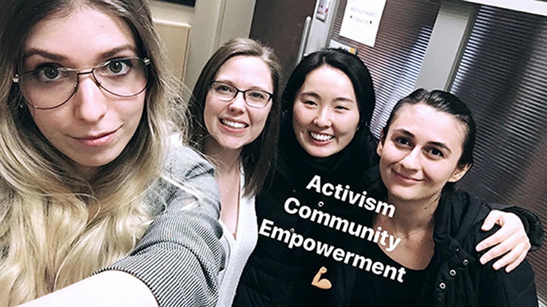 Angélique Bernabé with Alina Garnham, Busra Ariduru and Jae Yeon Kim: "Activism, Community, Empowerment"