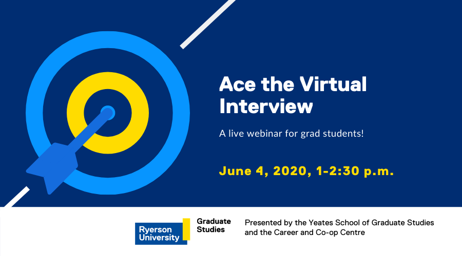 Ace the Virtual Interview graphic