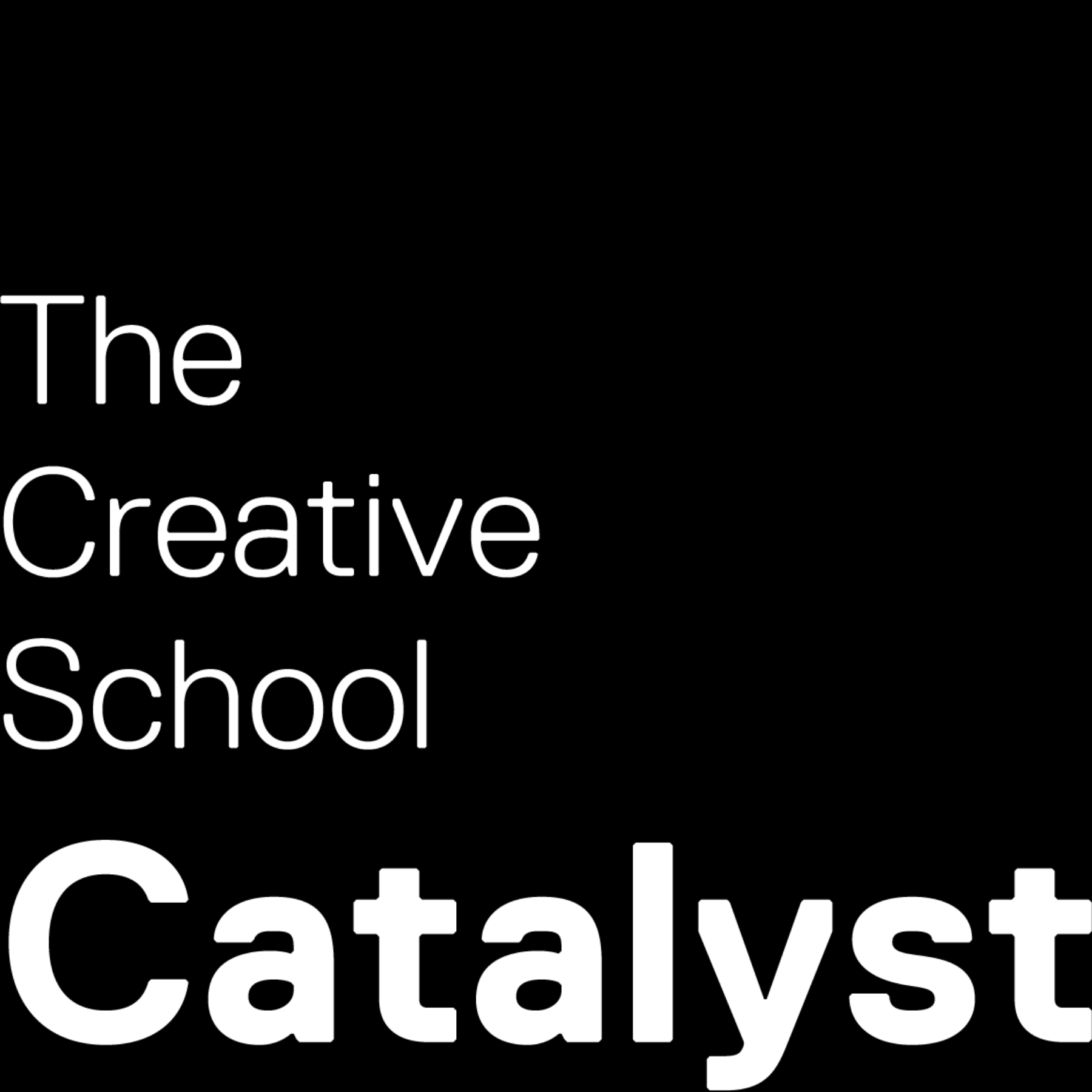 The creative school logo