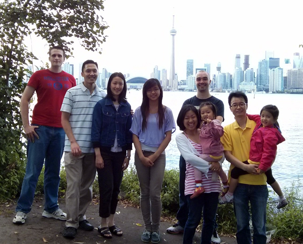 Group photo at Centre Island in 2014.