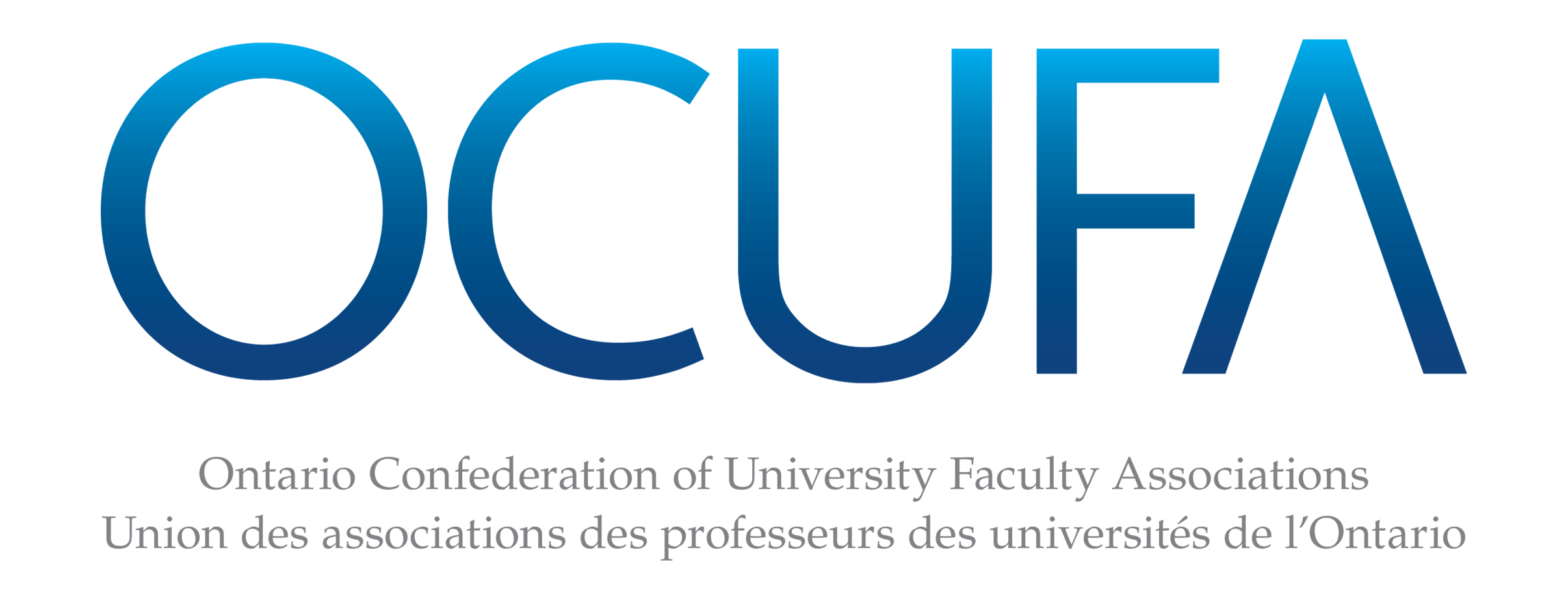 Ontario Confederation of University Faculty Associations (OCUFA) logo.