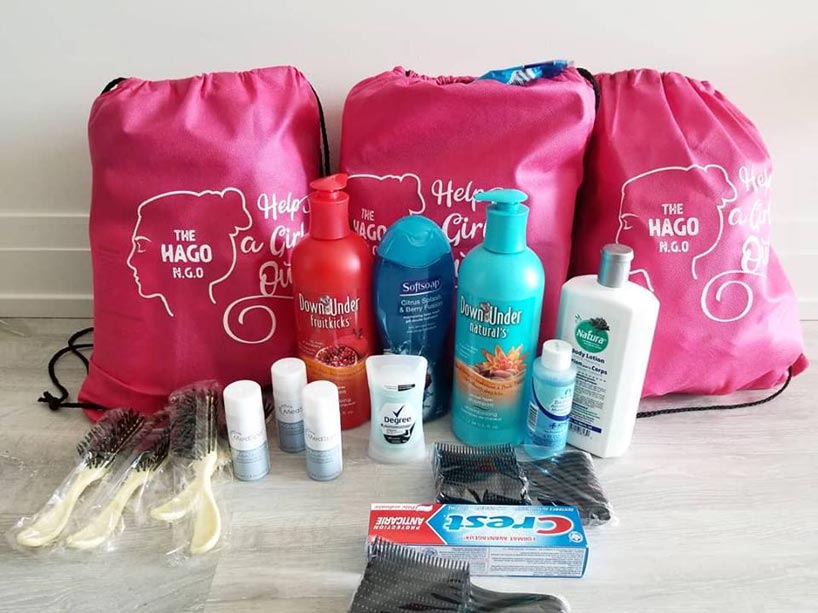 Help a Girl Out collects care packages of hygiene products for women in need