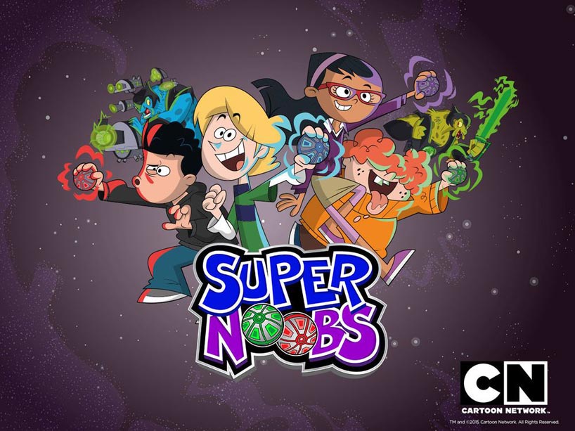 Promotional still for Cartoon Network show, SuperNoobs
