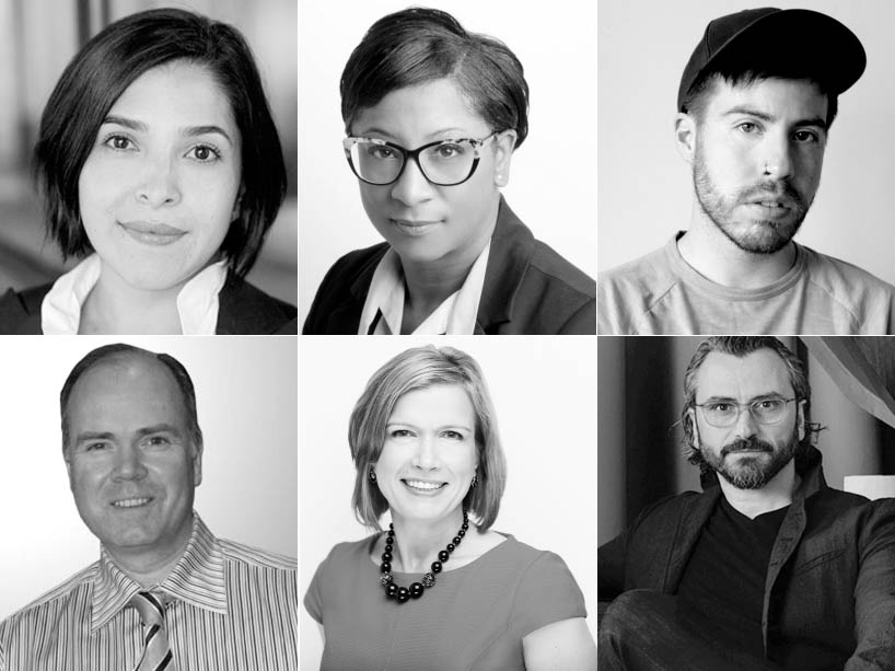 A composite of the recipients’ headshots, from left to right, Elisa Levi,  Karla Avis-Birch, Curtis Oland, Paul Duffy, Annie Ropar and Alessandro Munge.