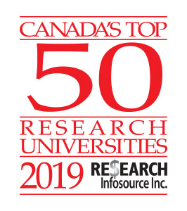 Canada's Top 50 Research Universities 2019, Research Infosource Inc.