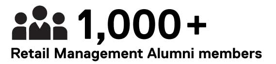 1,000 + Retail Management Alumni memebers