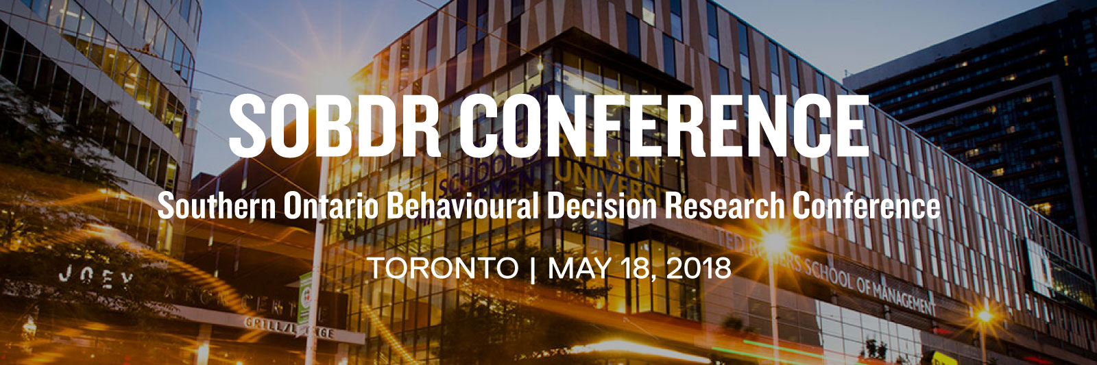 Southern Ontario Behavioural Decision Research Conference. Toronto, May 18, 2018.