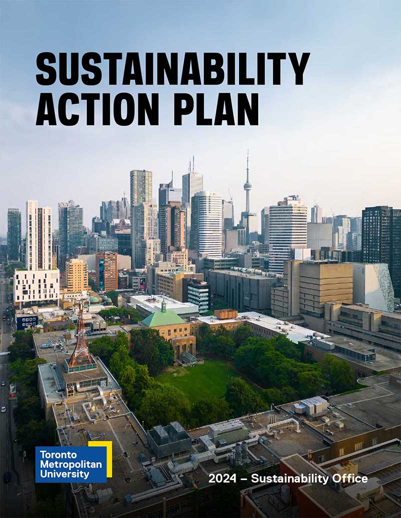 The cover of the Sustainability Action Plan PDF document