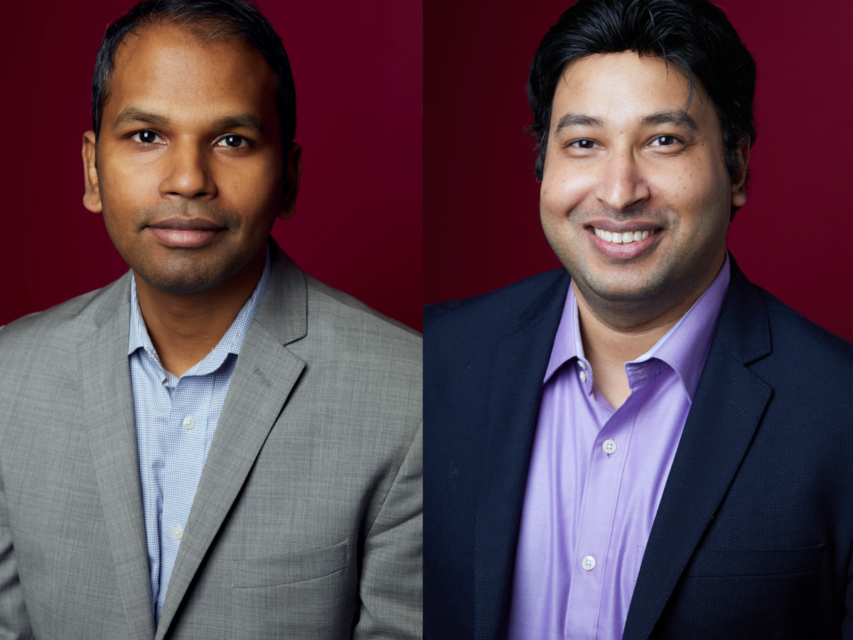 Photo of Akhil Sivanandan and Navodit Babel, Co-Founders of Green Story