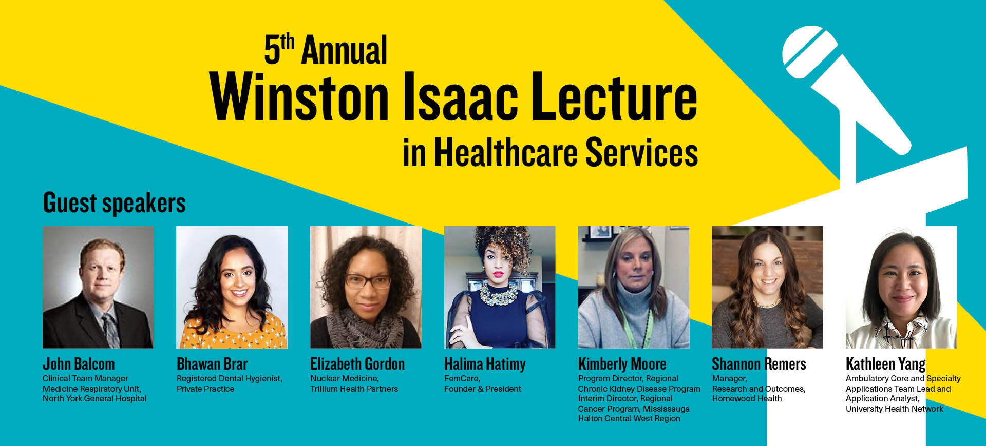 5th Annual Winston Isaac Lecture in Healthcare Services