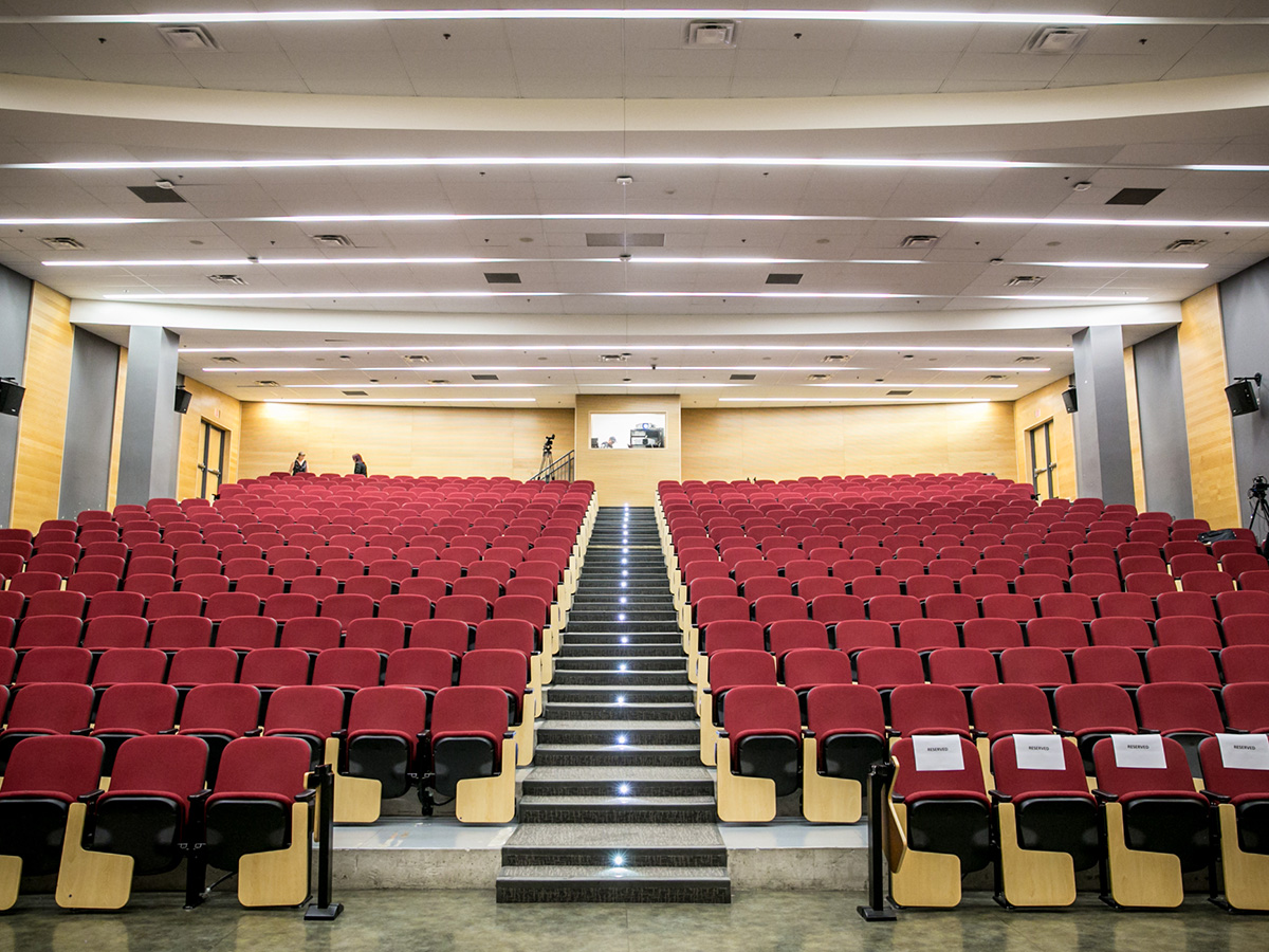 Empty lecture hall