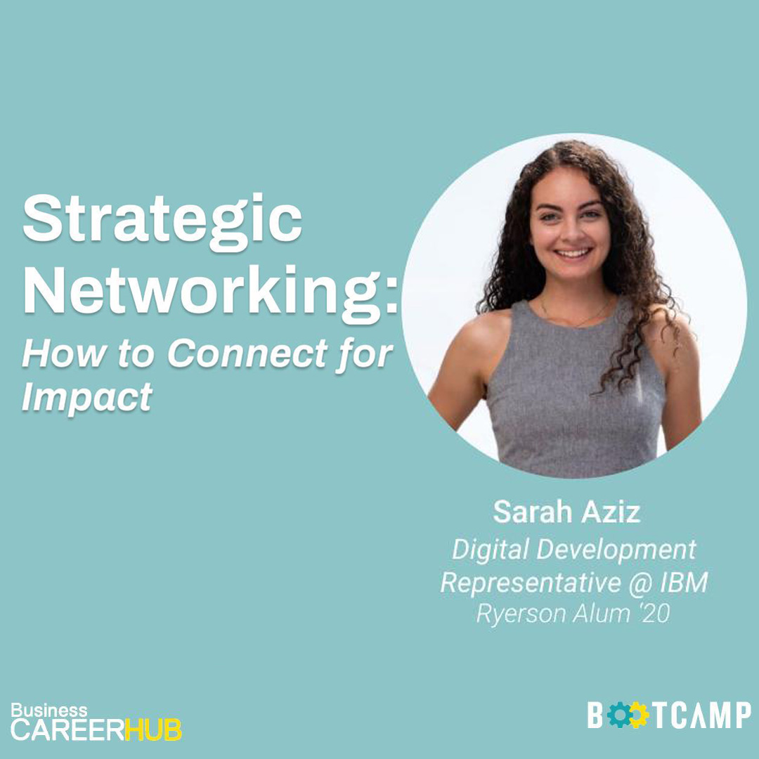 Sales Leadership Bootcamp - Strategic Networking with Sarah Aziz