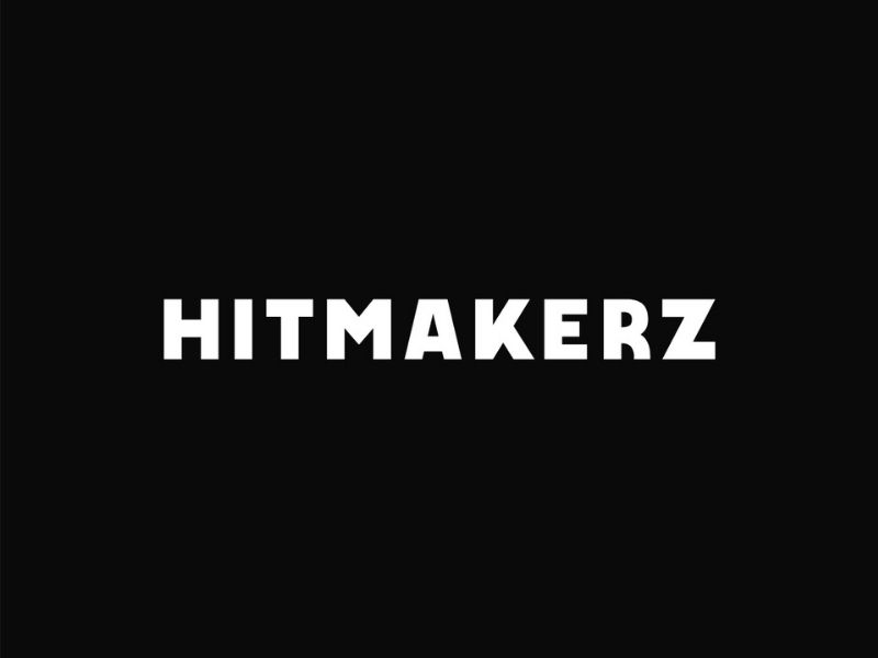 Hitmakerz written in white text against a black background