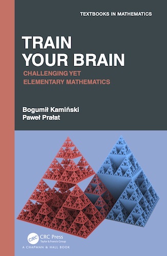 Cover page of Train your Brain, written by Dr. Bogumił Kamiński and Dr. Pawel Pralat